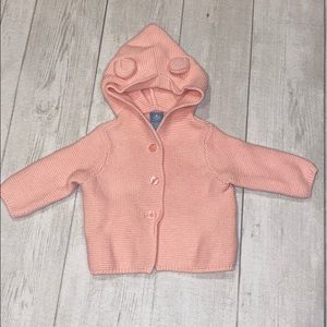 Baby Gap Bear 🐻 Hooded Sweater 3-6 Months
